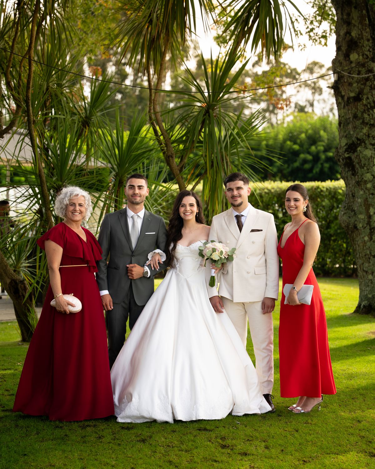 Família em casamento Impulso